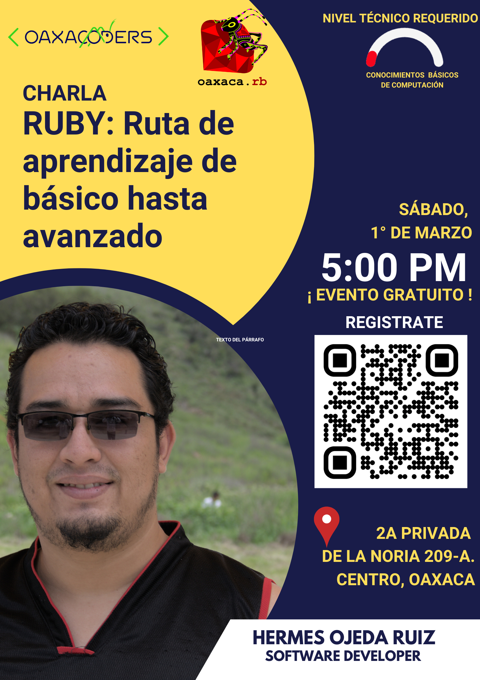 Poster Ruby: Ruta de aprendizaje